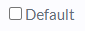Default Button